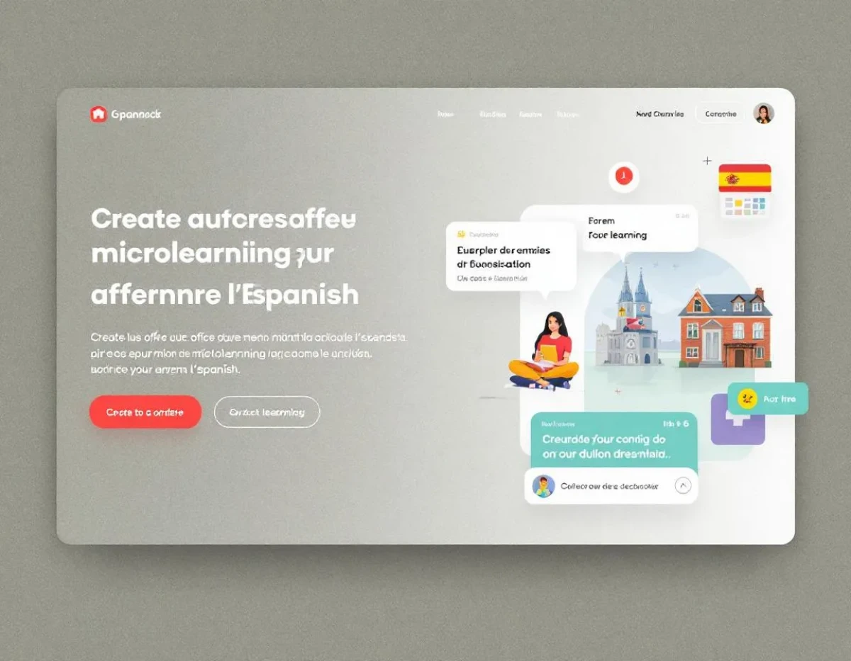 Créer une offre de microlearning pour apprendre l'espagnol