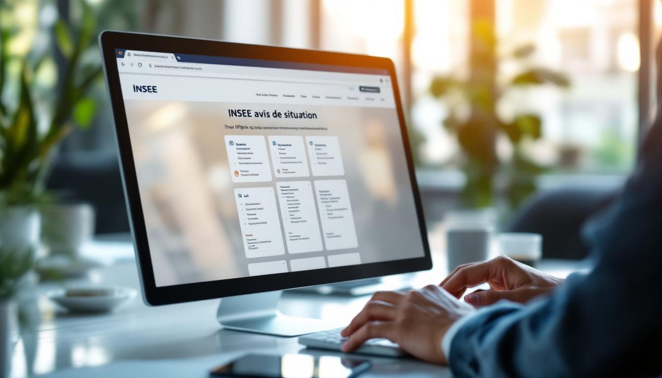 INSEE avis de situation gratuit : la procédure officielle 2026